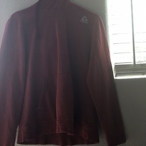 Red Reebok hoodie